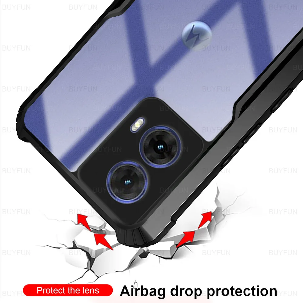 Чехол для Motorala Moto G85 2024 6 67 дюйма прозрачный акриловый защитный чехол телефона MotoG85