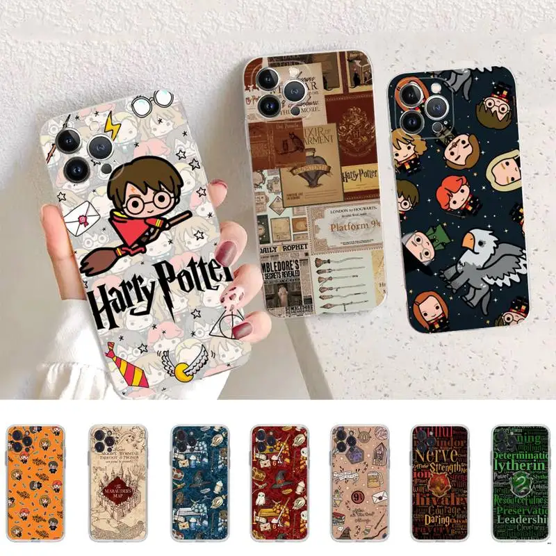 

Magic School Pott Phone Case For iPhone 14 11 12 13 Mini Pro XS Max Cover 6 7 8 Plus X XR SE 2020 Funda Shell