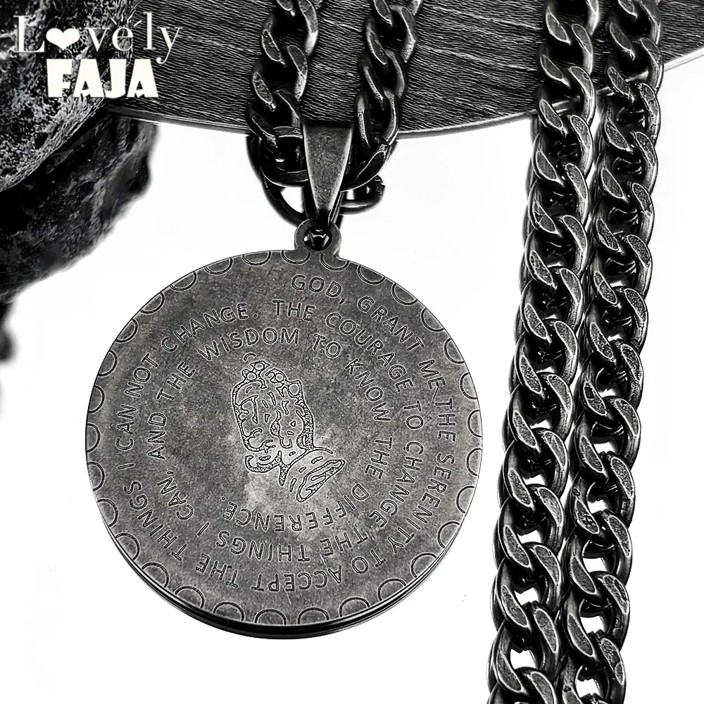 Библейские кручи английская молитва ручная подвеска ожерелье для женщин и