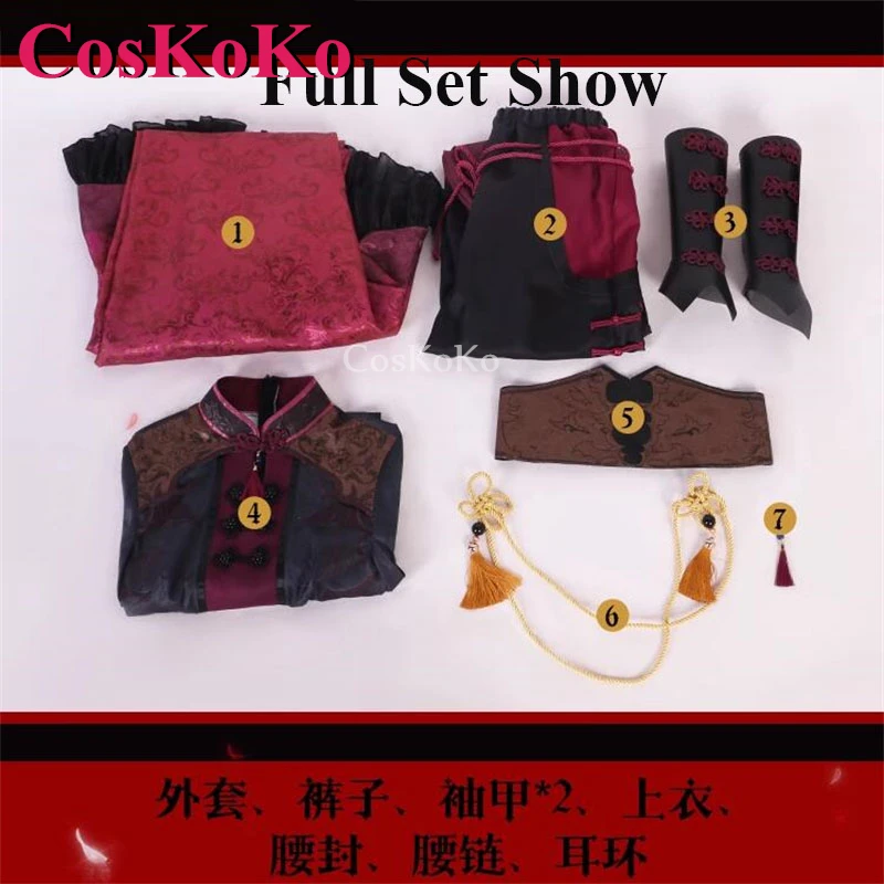 CosKoKo Kuzuha косплей аниме костюм VTuber модная Древняя китайская одежда полный