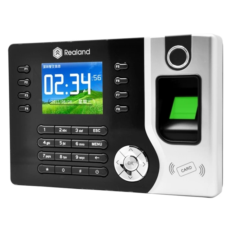 

Realand A-C071 2.4 inch Color TFT Screen Fingerprint RFID Time Attendance USB Communication Office Time Attendance Clock