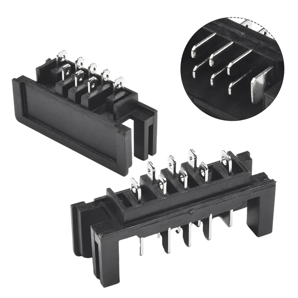 

2pcs DCB118 DCB112 Connector Terminal Bracket For 14.4V 18V Li-Lon Battery Charger USB Adapter Power Tool Accessories
