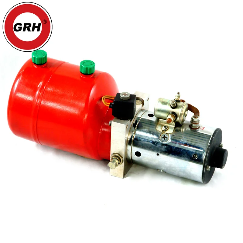 

High profit margin products DC12V mini hydraulic power unit driven by electric motor with hand pump