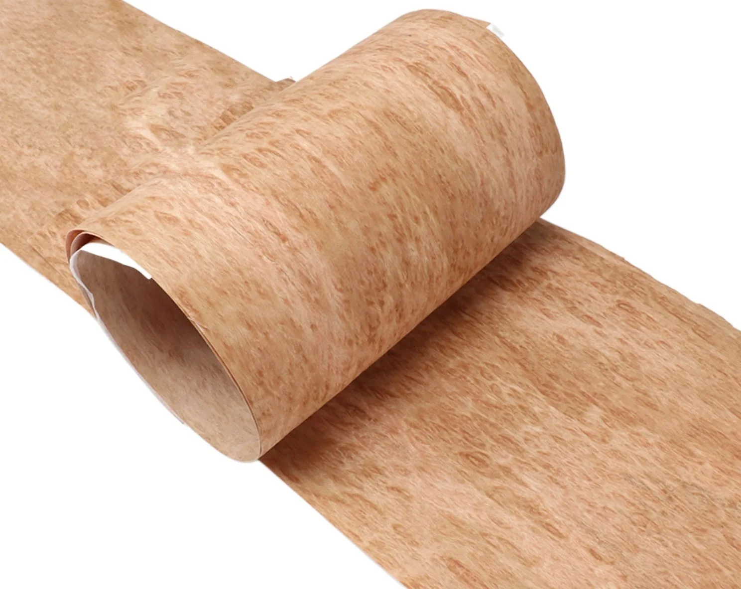 

L:2.5Meters Width:20mm Thickness:0.3mm Natural Color Eucalyptus Skin Wood Veneer Sheets -Non woven fabric on the back