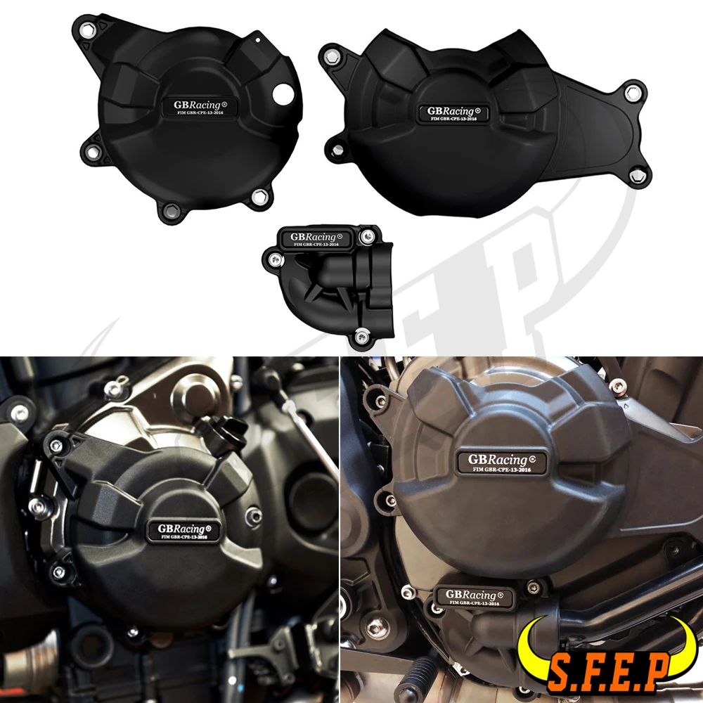 

Motorcycle Engine Case Guard Protector Cover GB Racing For Yamaha YZF-R7 2022 Engine Cover Protector