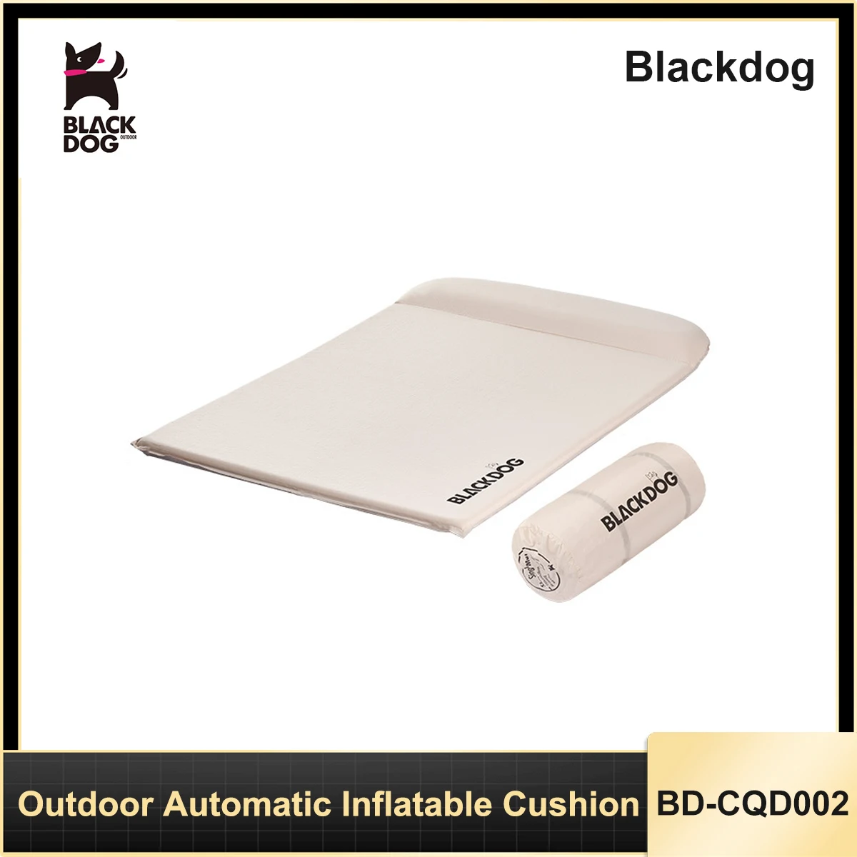 

Blackdog BD-CQD002 Dog Automatic Inflatable Cushion Outdoor Tent Sleeping Pad Thickened air Bed Camping Mattress Moisture pad
