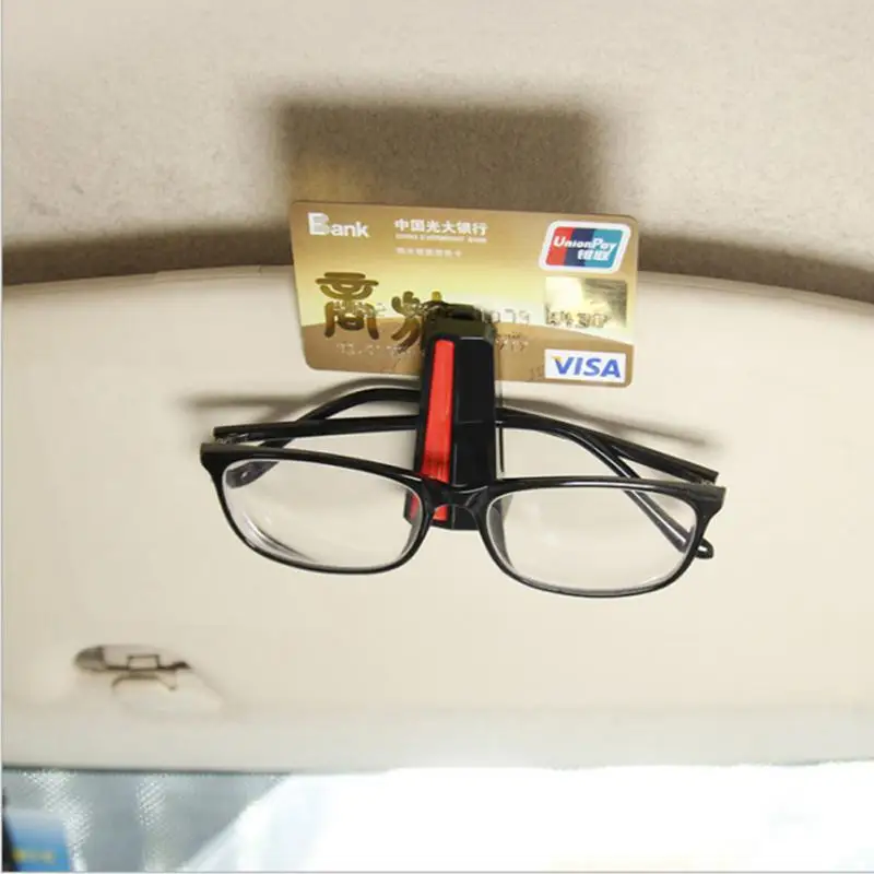 

Creative Car Sunglasses Bracket Portable Multifunctional In Car Creative Car Glasses Frame Card Holder Bracket Fastener