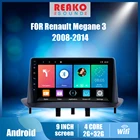 Автомагнитола 2 Din 9 дюймов для Renault Megane 3 Fluence 4G Android Carplay автомобильная стереосистема мультимедийный видеоплеер GPS-навигация