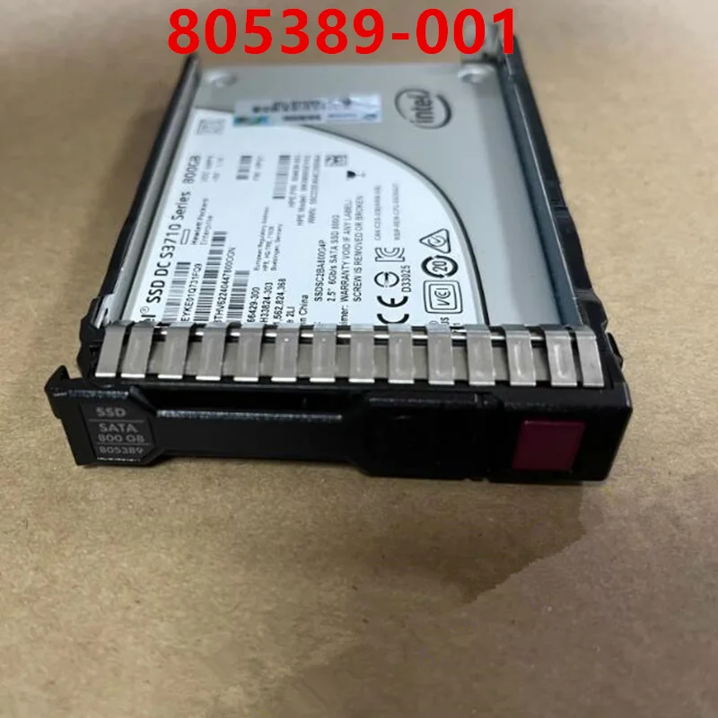 

Original New Solid State Drive For HP S3710 G10 800GB 2.5" SATA SSD For 805389-001 804671-B21