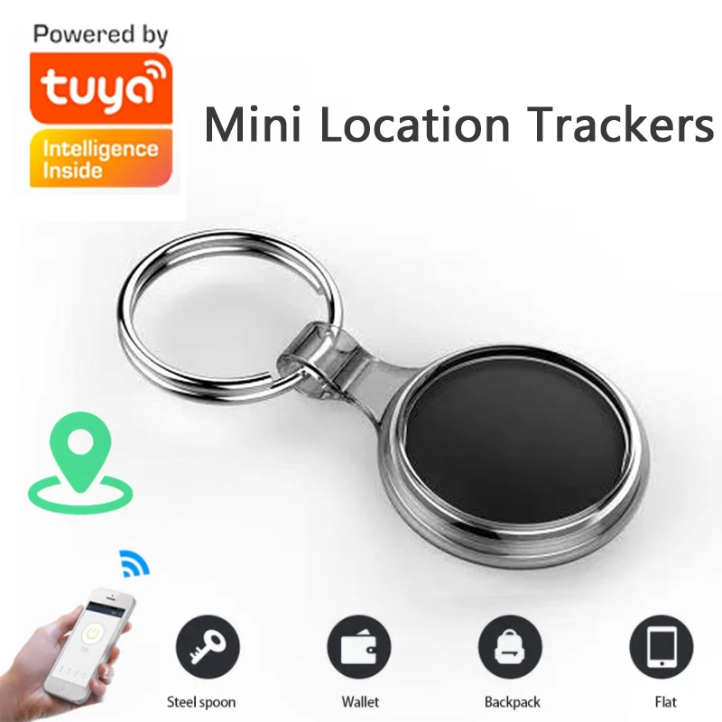 

Tuya Smart Life APP Bluetooth совместимый мини-брелок, умная бирка, GPS сумка для трекера, эхолот для домашних животных, Женский кошелек, устройство против ...