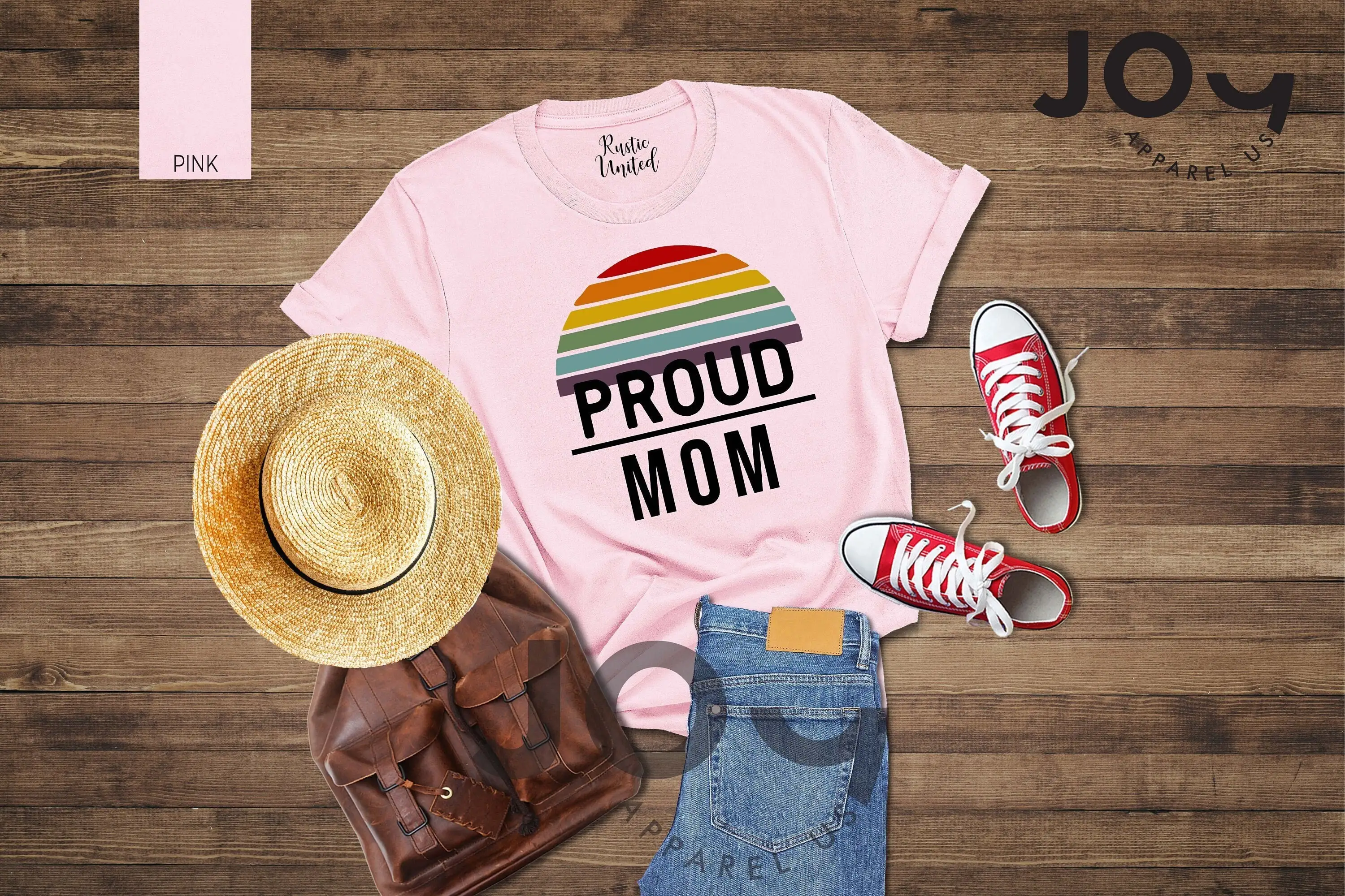Футболка Pride Mom ЛГБТ гордый парад гей-лесбиянка бути ЛГБТК