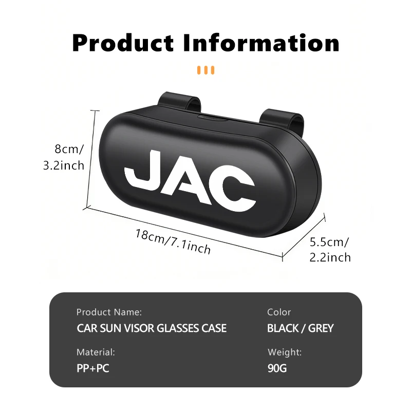 Портативный футляр для очков JAC (для моделей S2, J3, Refine, J5, J6, J7, J4, JS2, S3, JS3, J2, S5, T8) (art.: 3920da29dfed5) - 3920da29dfed5