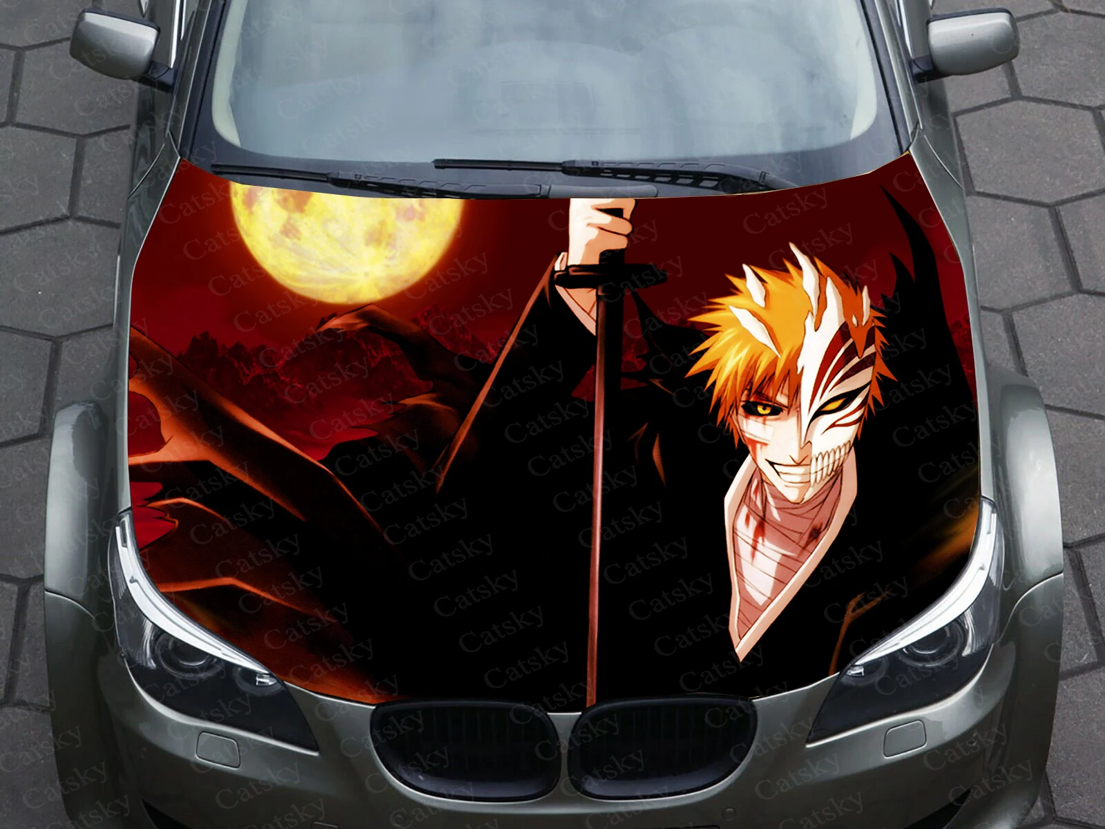 

Виниловая наклейка для автомобиля Kurosaki Ichigo, с рисунком