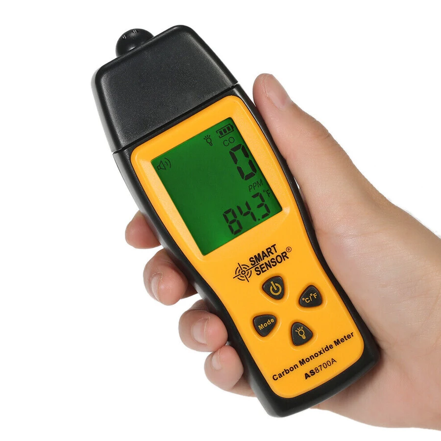 

SMART SENSOR AS8700A Gas Analyzers Handheld Carbon Monoxide Meter Tester LCD