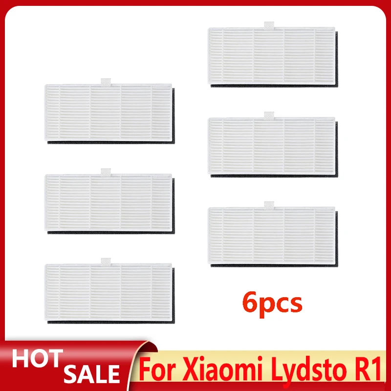 

High quality For XiaoMi Youpin Lydsto R1 R1A Robot Vacuum Cleaner Spare Parts HEPA Filter Replacement Accessories