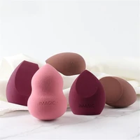 fashion new hot sale makeup sponge powder puff wet dry dual use foundation blender smooth cosmetic puff beauty tool accessories