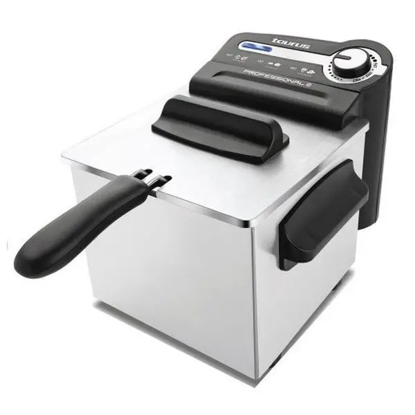 Фритюрница Taurus 973945 профессиональная 2 л 1700 Вт Inox|Электрические фритюрницы| |