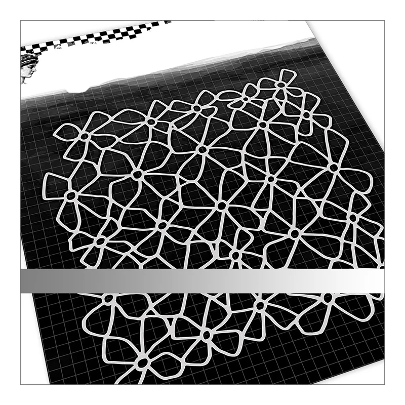 

2022 New Irregular Flower Pattern Stencil For Craft Making Paper Greeting Card Background and Album Scrapbooking No Clear Stamps