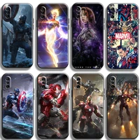 marvel comics phone case for xiaomi 11 lite pro ultra poco x3 m3 pro nfc f3 gt back luxury ultra unisex silicone cover