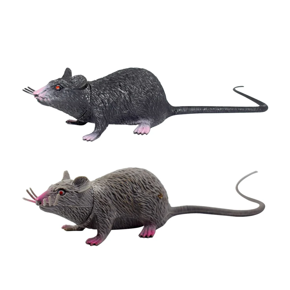 

Bulk Toy Simulation Mice Decor Toys Hamsters Rubber Rat Hamster Plushie Realistic Toy Mice Little Mouse