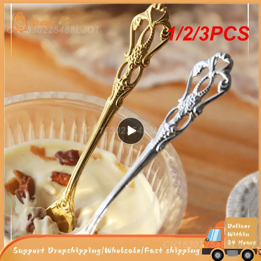1/2/3 шт. набор ложек и вилок из нержавеющей стали