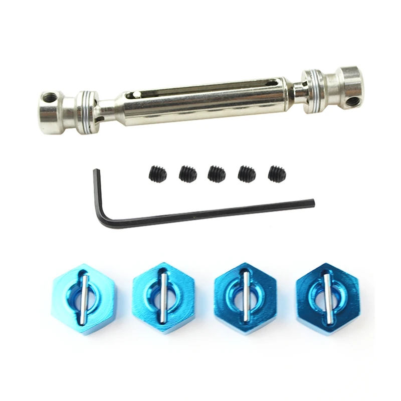 

11 шт., аксессуары: 6 шт., Универсальный вал заднего привода и 4 металлических шестигранных шт.