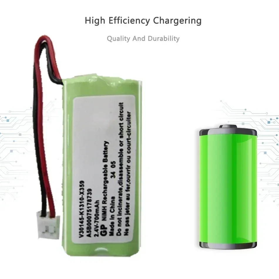 Портативный аккумулятор 700 мА · ч для SIEMENS Gigaset AL14H T382 A120 A140 AS140 (стандартная батарея