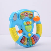 promotion toy musical instruments for kids baby steering wheel musical handbell developing educational toys children gift