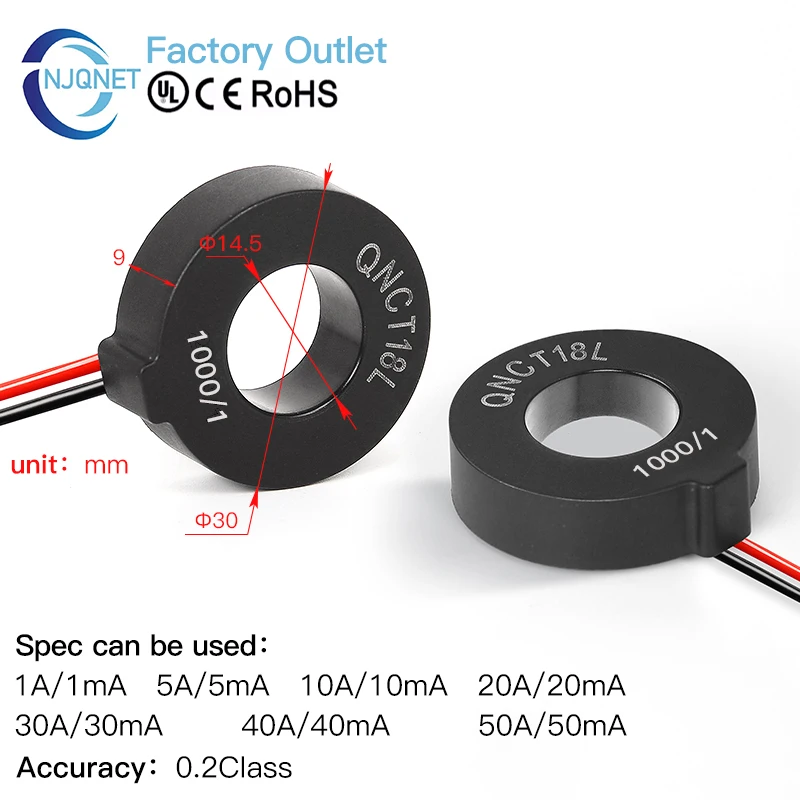 

Микроточный прецизионный преобразователь тока QNCT18L