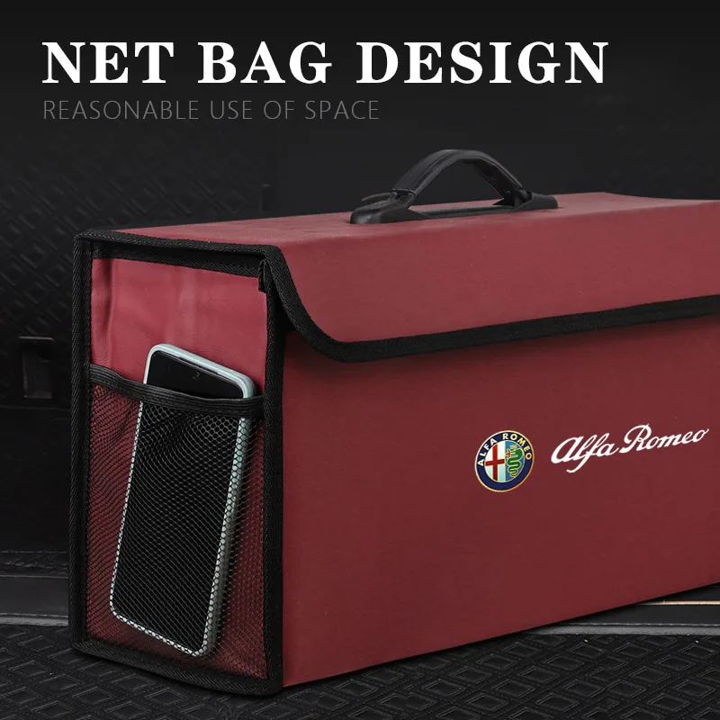 Кожаный Органайзер для Alfa Romeo Giulietta GT 159 147 156 Mito Brera Giulia F1 Stelvio |