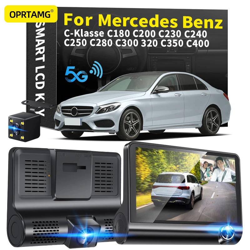 

OPRTAMG Dash Cam For Benz C-Klasse C180 C200 C230 C240 C250 C280 C300 C320 C350 C400 Car DVR 1994-2017 2018 2019 2020 2021 2022