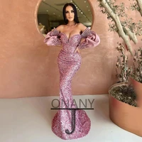sequin evening dresses formal prom gowns perspective fantasty custom made special occasion vestidos de fiesta noche robe soiree