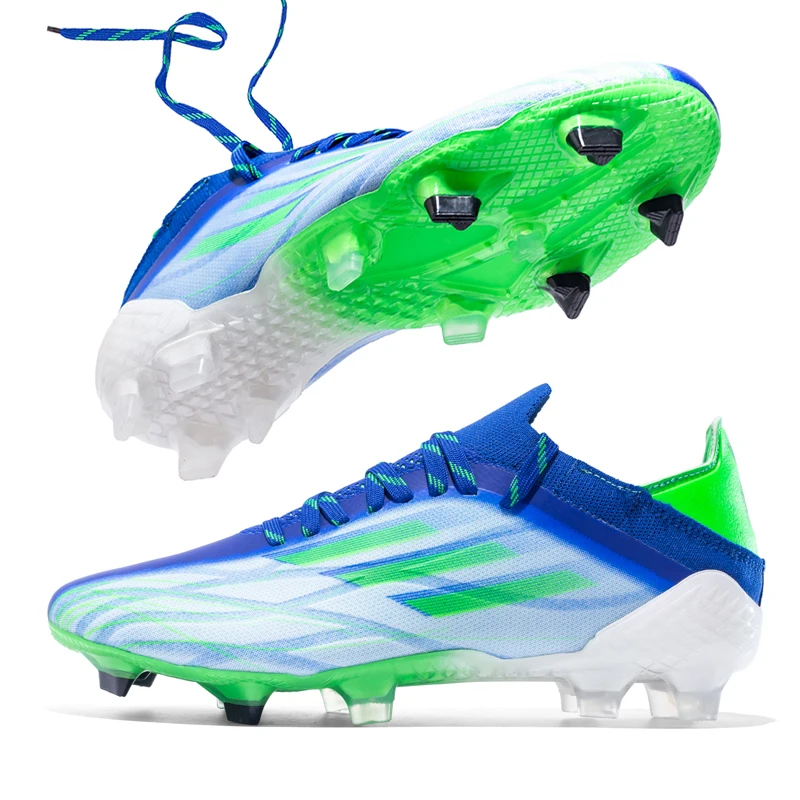

QNX-2060 сверхлегкие высококачественные мужские футбольные туфли, Нескользящие, футбольные бутсы для дерна TF/FG, тренировочные футбольные крос...