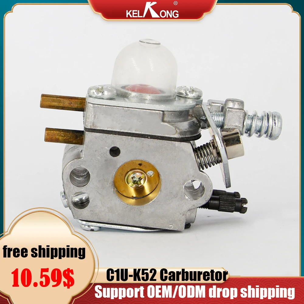 KELKONG  New Carburetor Carb for Zama C1U-K52/C1U-K47 fits For Echo GT2000 GT2100 SRM2100 String Free Shipping