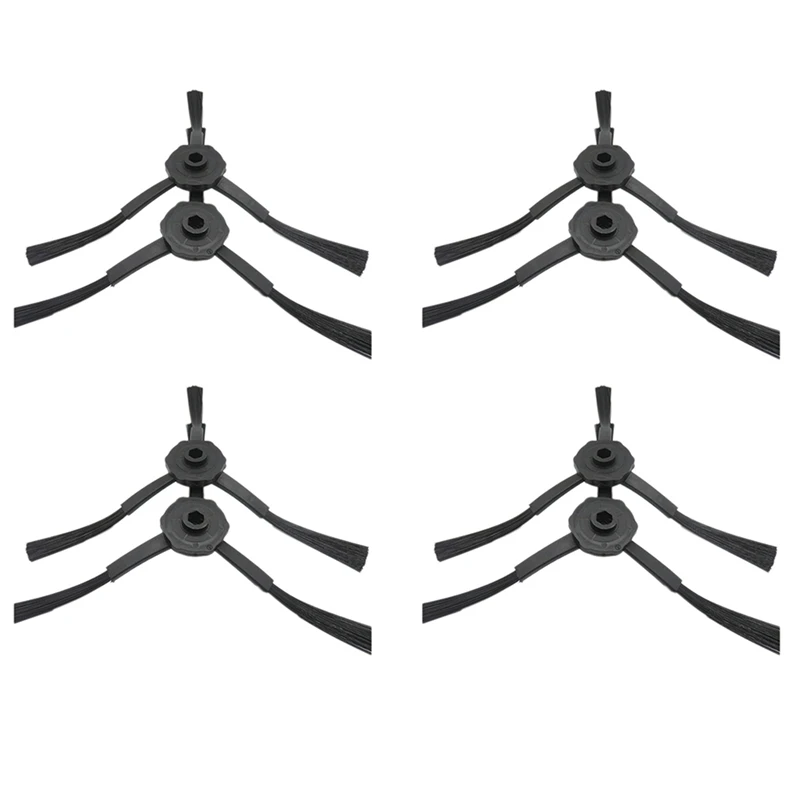 

4 Pair Of Robotic Vacuum Cleaner 3-Armed Side Brush For Ecovacs CEN540 CR120