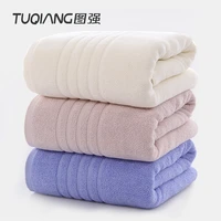 pure cotton soft towel high water absorption fast dry sports travel multi functional use of pure color high quality bath towel