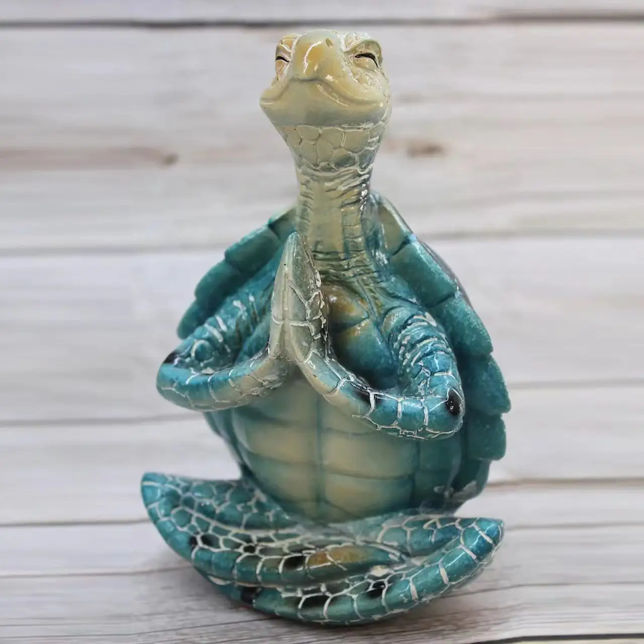 

Yoga Meditation Turtle Figurine Home Decoration Accessories Zen Yoga Sea Turtle Statue Resin Ornament Desk Decoration Crafts