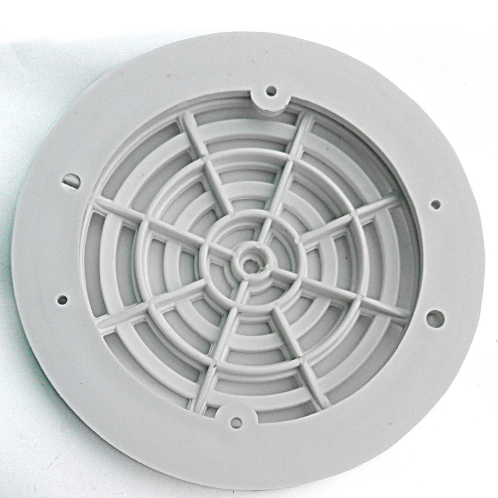 

None Drain Cover Swimming Pool Main Drain Cover Universal White With Screws 1 Set 203 Mm 8Inch Cover Replacement