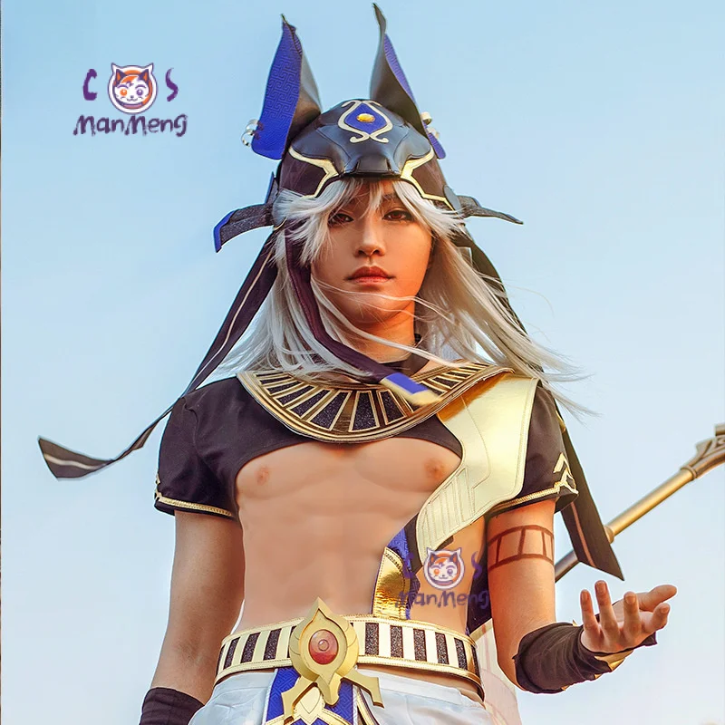 Костюм для косплея Genshin Impact Cyno полный комплект аниме-костюм грандиозного судейца