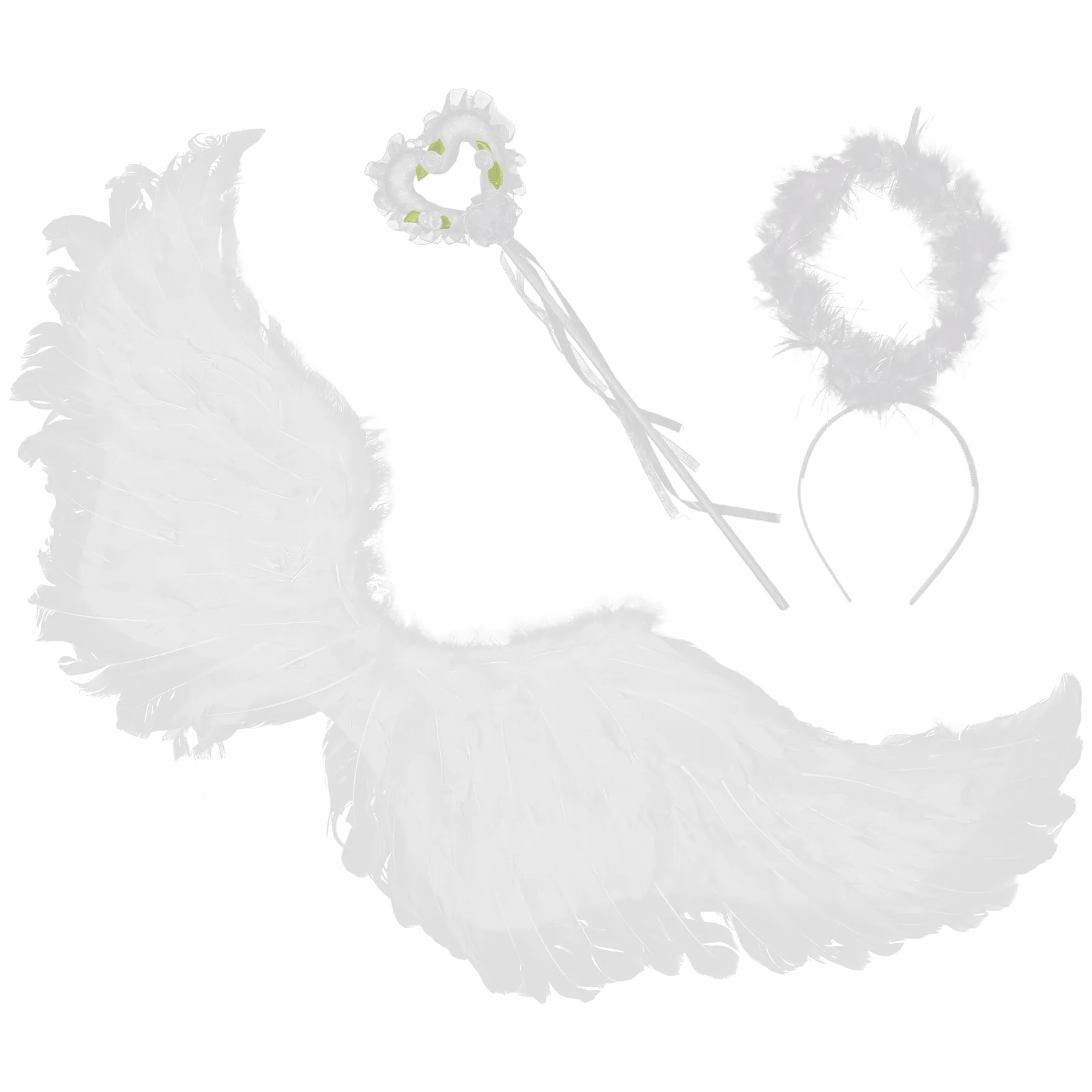 

Headband Women Angel Wings Decor Kid Wand Prop Performance Dress Girl Cosplay Children Kids Suits