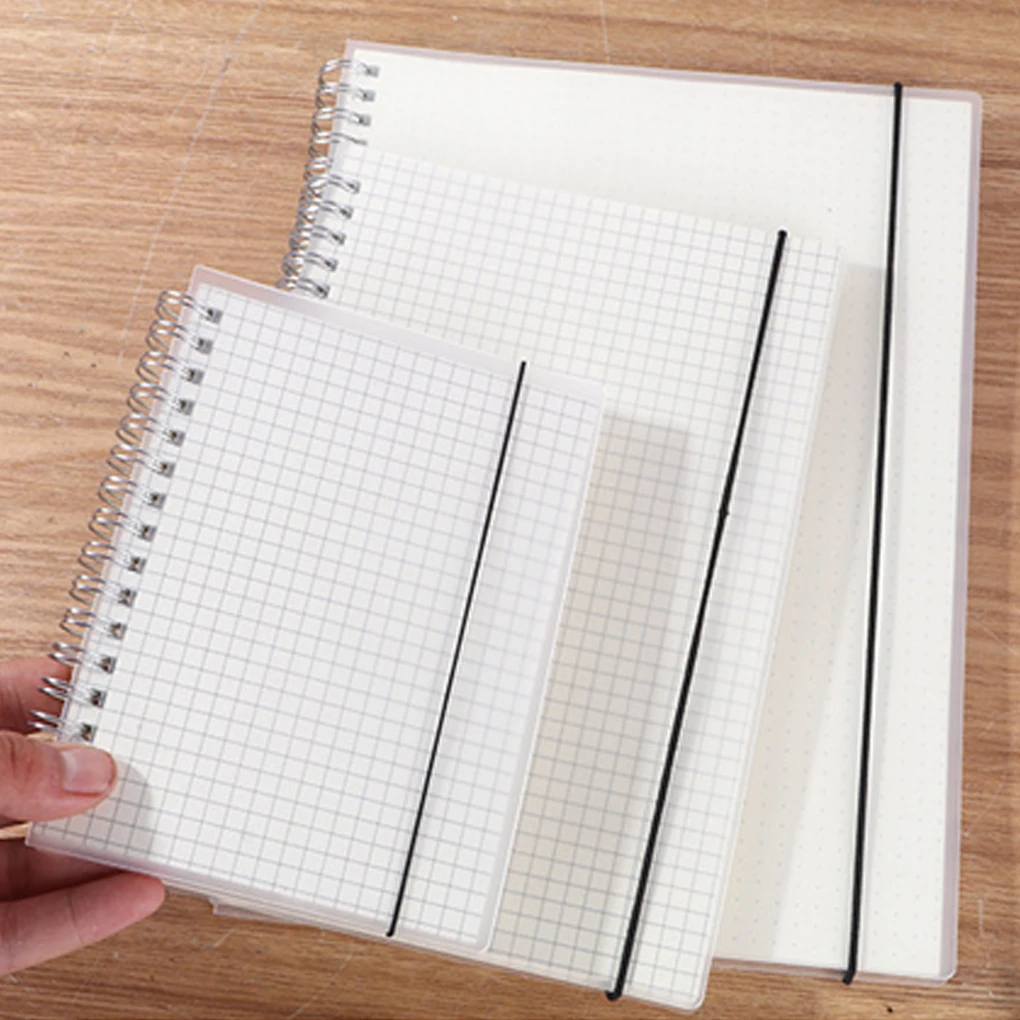 

Loose Leaf Binder Notebook Sketchbook Diary Weekly Planner Notebooks Stationery Office Supply A6 Grid Page 15x12cm