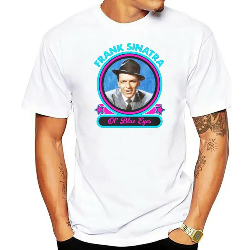 

Frank Sinatra Ol Blue Eyes T-Shirt Men Black S-5Xl Awesome Gifts Retro Tee Shirt
