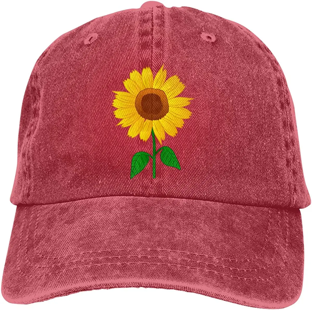 

Women's Sunflower Baseball Cap Adjustable Washed Vintage Dad Hat