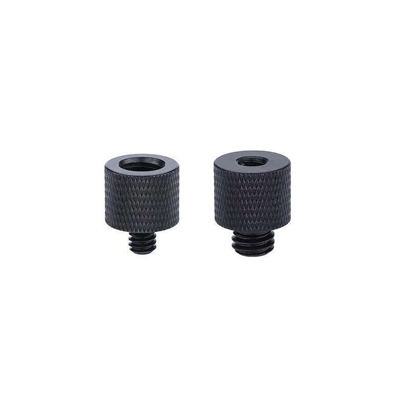 

1/4" To 3/8" Black Male To Female Thread Screw Mount Adapter Tripod Plate Screw Mount For Camera Flash Tripod Light Stand