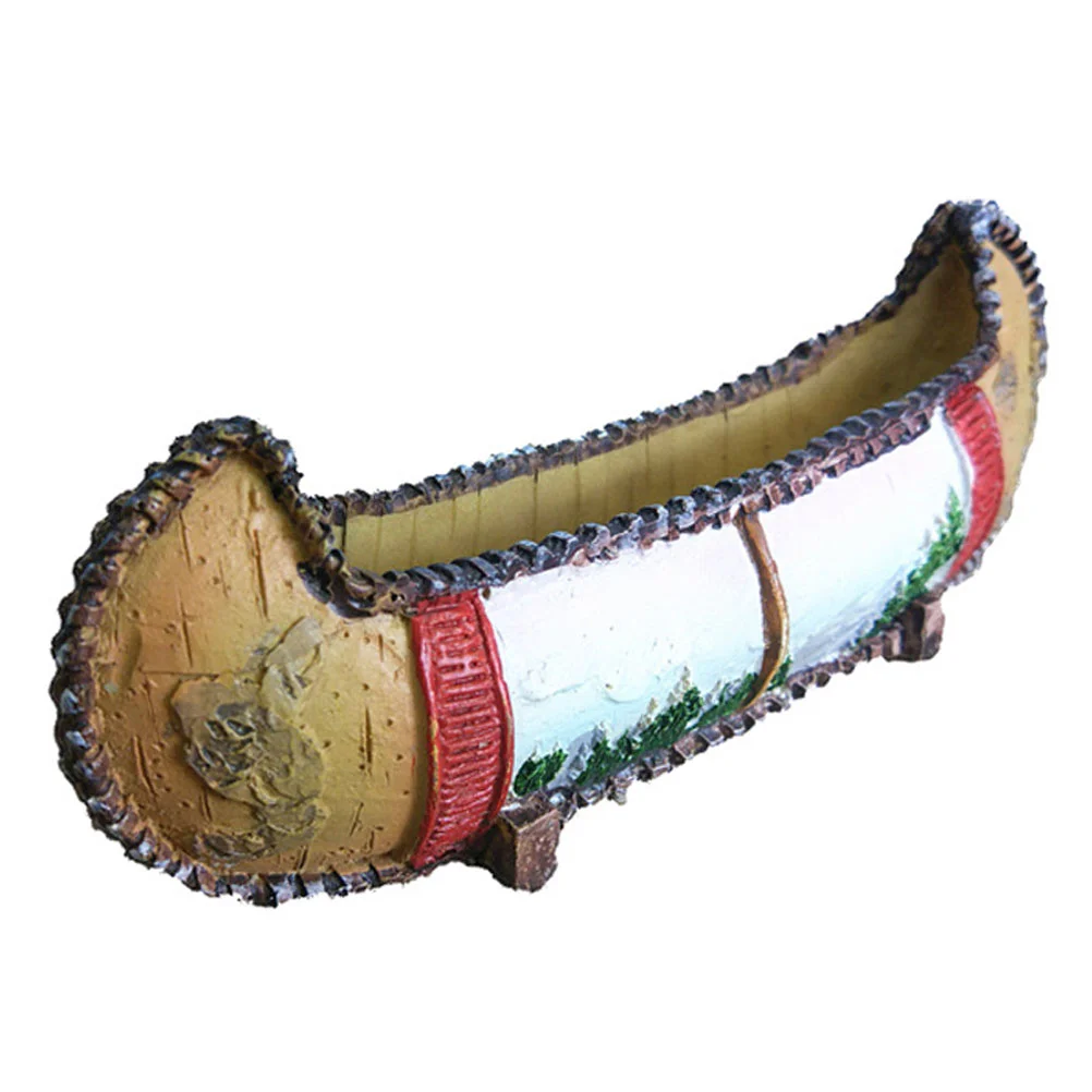 

Kayak Ornaments Miniatures Canoe Adornment Landscape Resin Crafts Desktop Decoration Boat