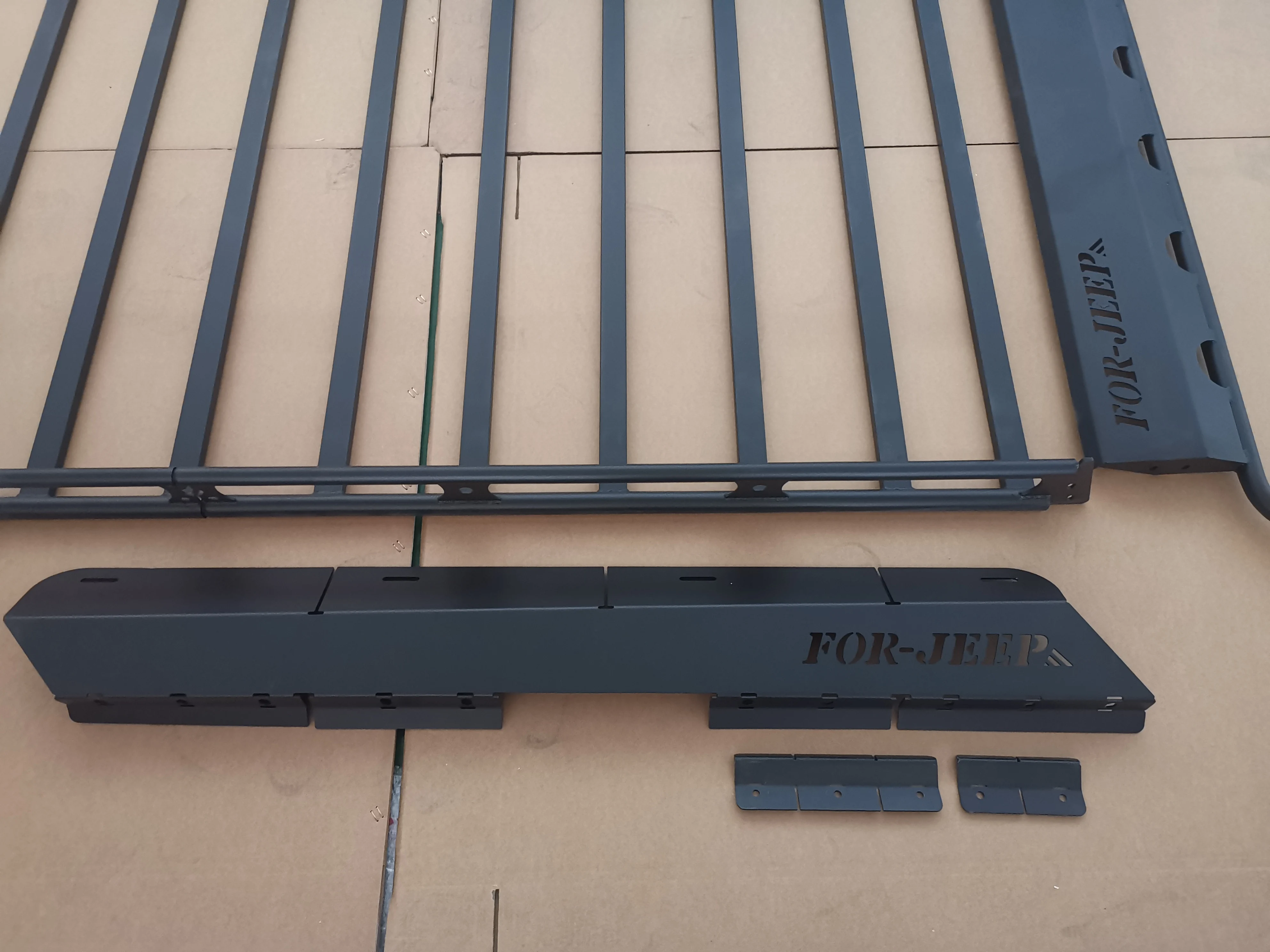 YH-E-017 Высококачественная железная стальная багажник на крышу корзина для Jeep Wrangler