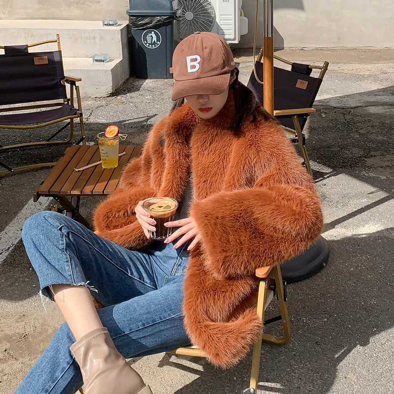 

S для s пальто Зимняя женская меховая куртка уличная одежда