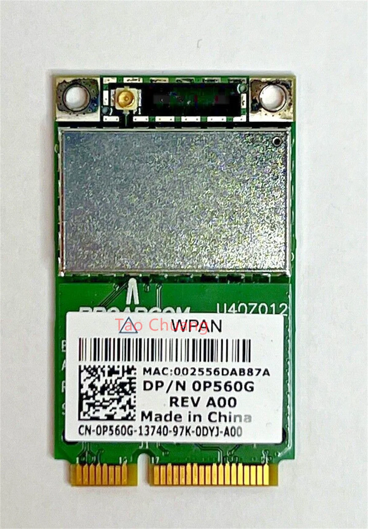 

Беспроводная сетевая карта 0P560G 0M960G для Dell M17X R2 XPS 1537 1645 E6400 E5500 E6500 E7450 M6400 Bluetooth