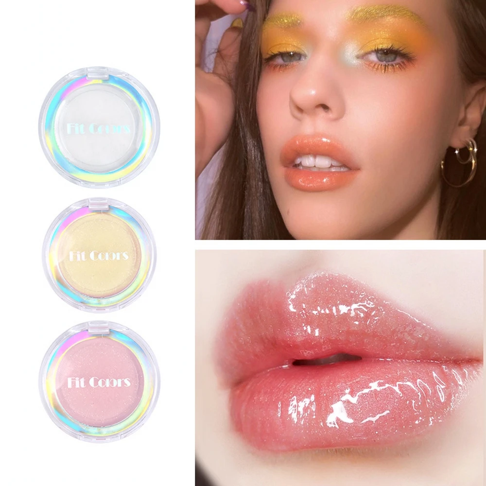 

3 Color Fresh Jelly Lip Mask Transparent and Fine Flashing Temperature Control Color Changing Moisturizing Lip Gloss Lip care