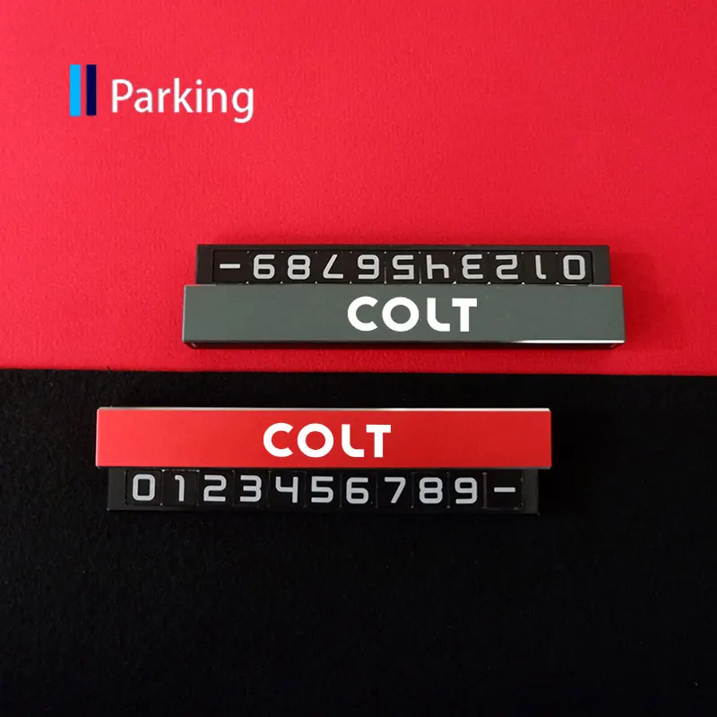 

Car Phone Number Temporary Parking Card For Mitsubishi Colt Stop Card For Mitsubishi Pajero Outlander ASX Lancer Eclipse Colt